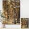 Designart - Provence French Village II - French Country Print on Natural Pine Wood